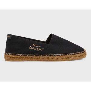Yves Saint Laurent Canvas Logo Espadrilles